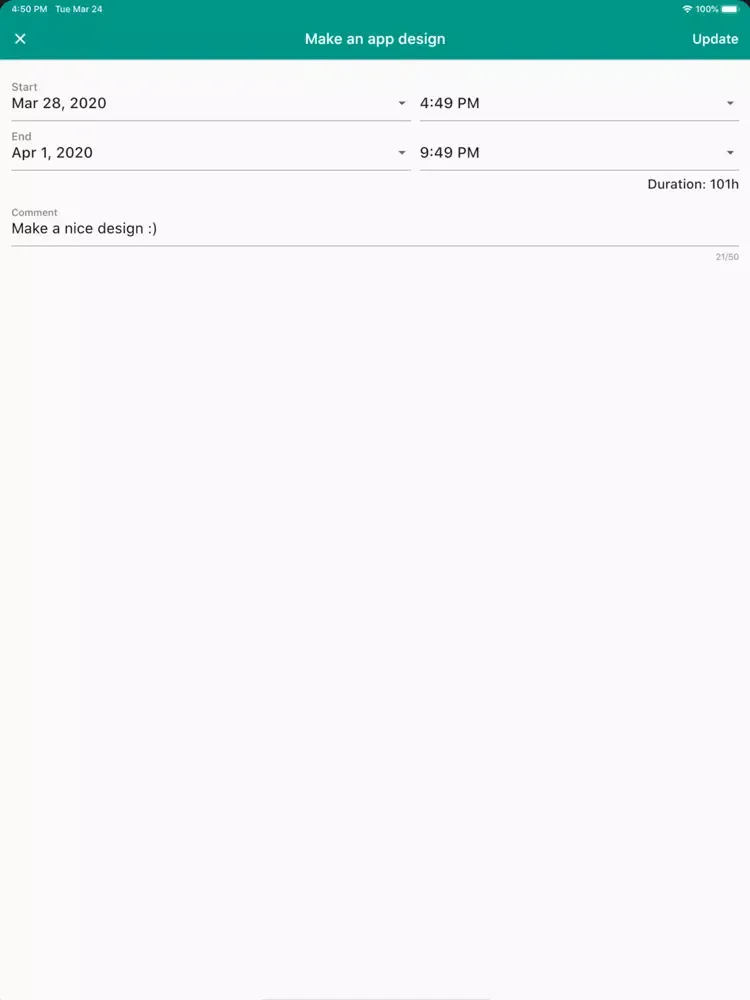 Zrzuty ekranu My Jobs Manager iPad 